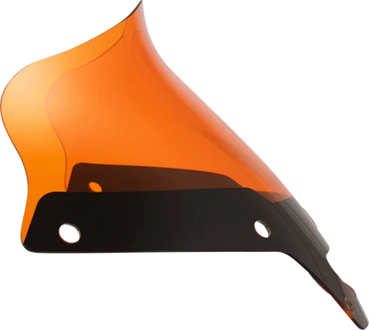 KLOCK WERKS Kolor Flare® Windshield - 6" - Orange - '22-'25 FXLRST KWW-02-0623