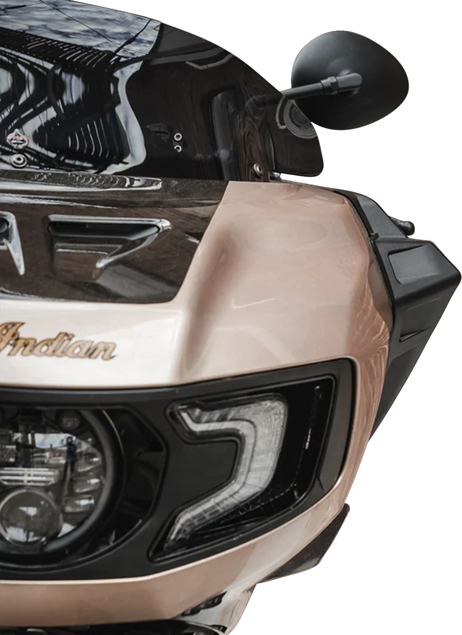 KLOCK WERKS Flare® Wings - Black - '20-'25 Indian KWS-04-0580