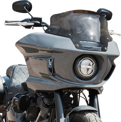 KLOCK WERKS Kolor Flare® Windshield - 6" - Bronze - '22-'25 FXLRST KWW-02-0628