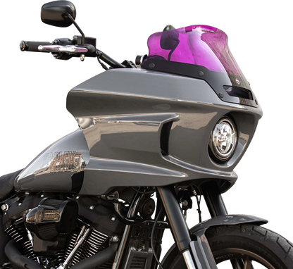 KLOCK WERKS Kolor Flare™ Sport Windshield - 6" - Purple - '22-'25 FXLRST KWW-02-0627
