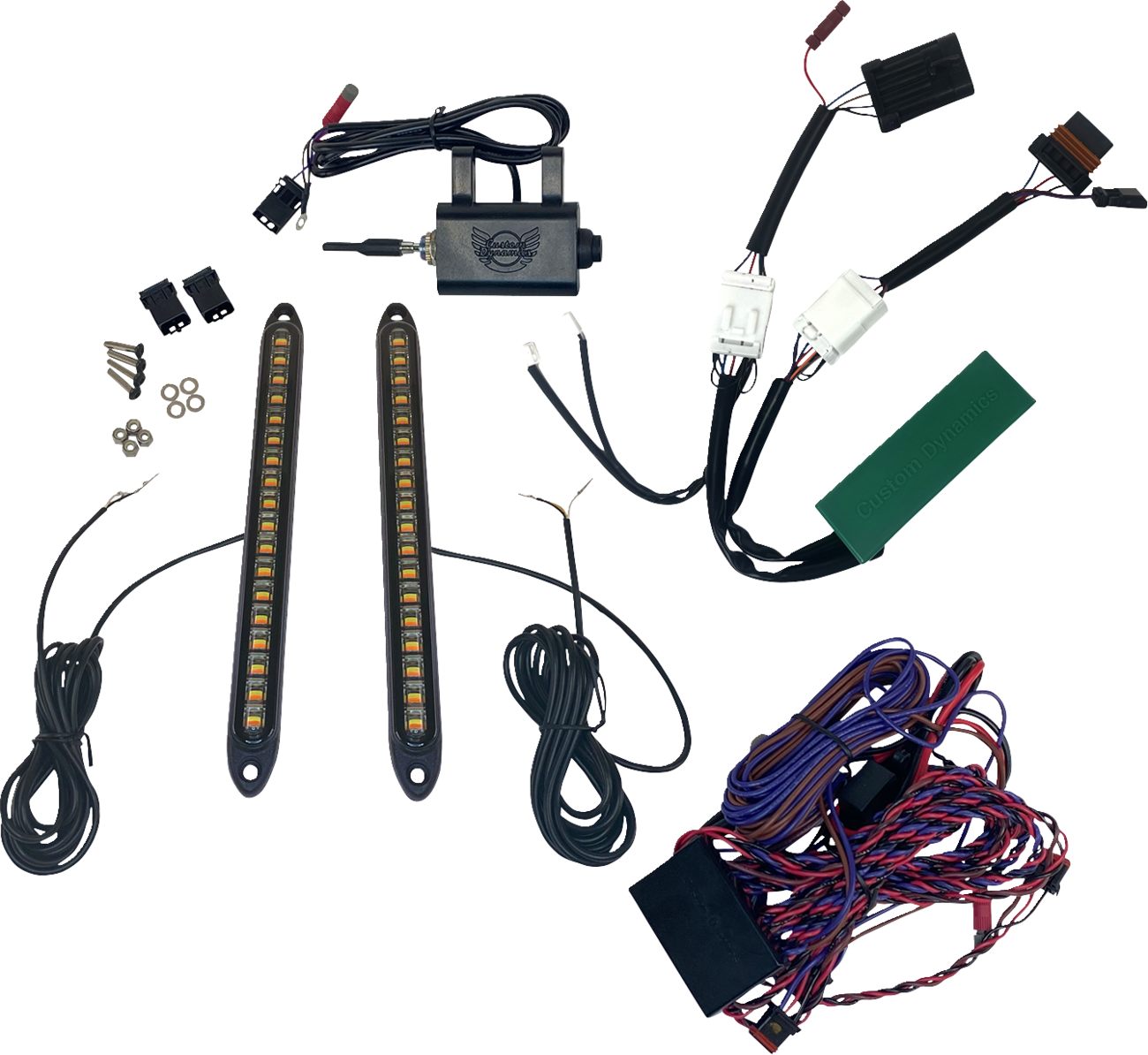 CUSTOM DYNAMICS Turn Signal Kit - Front/Rear - General CD-SXS-GEN