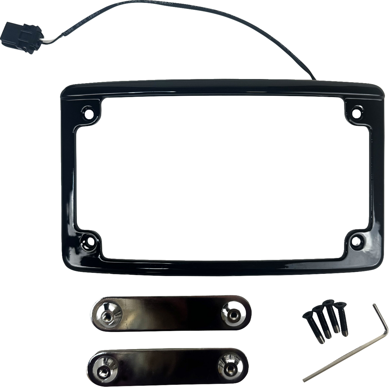 CUSTOM DYNAMICS License Plate Frame - LED - Black LPF-RAD-23CVO-B