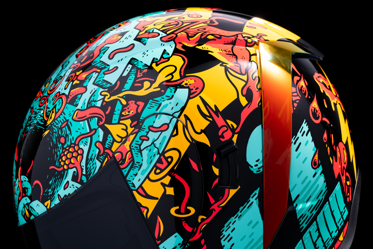 ICON Airform™ Helmet - Munchies - MIPS® - Blue - Large 010117043