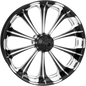 PERFORMANCE MACHINE (PM) Wheel - Revolution - Rear - Single Disc/without ABS - Platinum Cut" - 18x5.5 - '09+ FLT 1270-7814P-REL-BMP