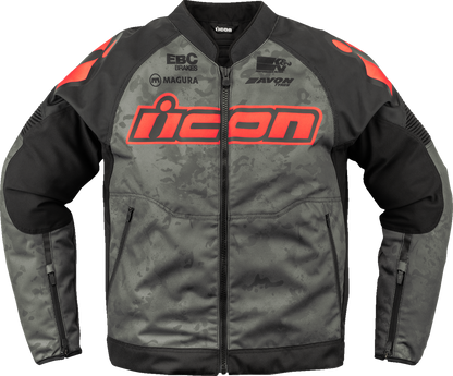ICON Overlord3™ Magnacross Jacket - Gray Camo - Large 2820-6714