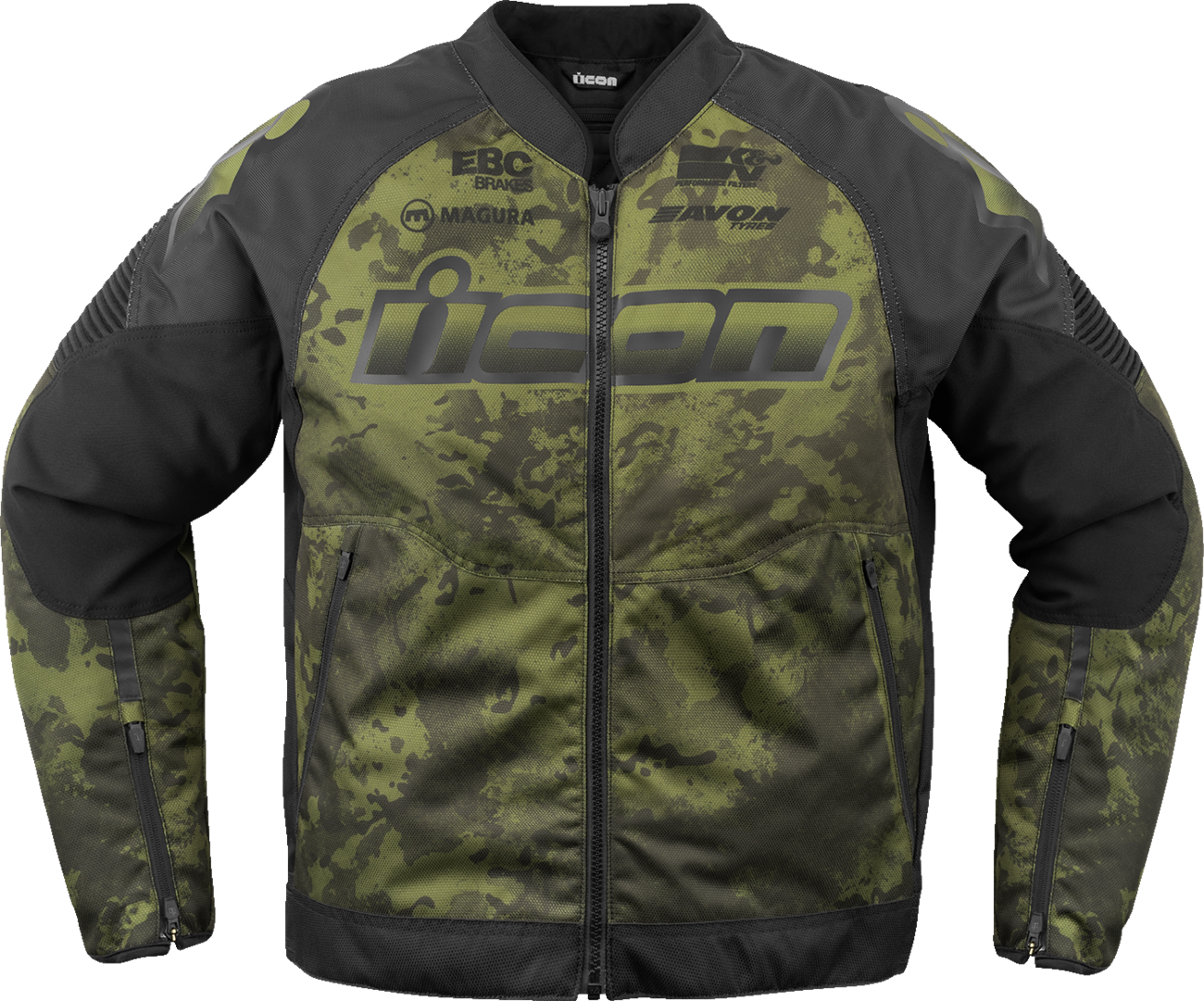 ICON Overlord3™ Magnacross Jacket - Green Camo - 2XL 2820-6722
