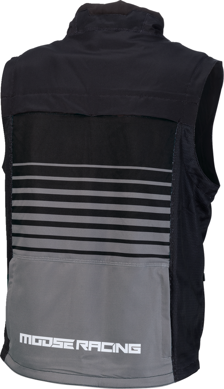 MOOSE OFFROAD Moto Vest - Black/Gray - XL 2830-0641