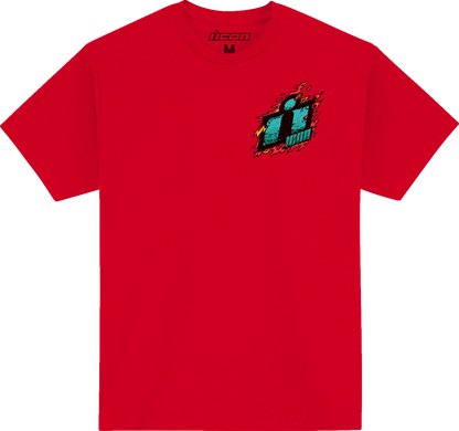 ICON Munchies™ T-Shirt - Heather Red - Large 3030-24087