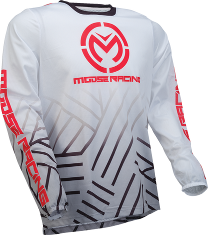 MOOSE OFFROAD Sahara Jersey - Black/White - Large 29107950