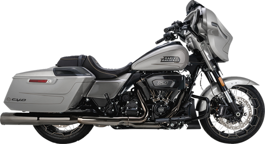 VANCE & HINES Hi-Output Slip-On Mufflers - Dark Chrome - 4-1/2" 16468