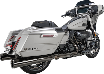 VANCE & HINES Hi-Output Slip-On Mufflers - Dark Chrome - 4-1/2" 16468