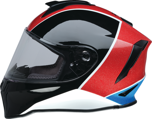 Z1R Youth Warrant 2.0 Snow Helmet - Fresh Pow Red/White/Blue, Size Small (Part #0122-0128)