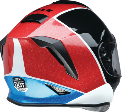 Z1R Youth Warrant 2.0 Snow Helmet - Fresh Pow - Red/White/Blue - Medium 0122-0129