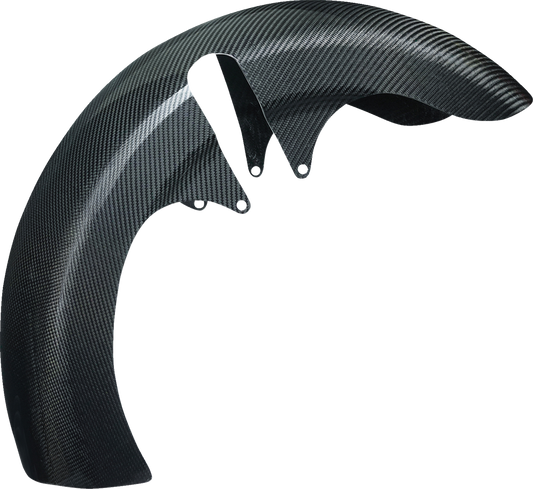 ARLEN NESS 21" Front Fender - Fat Wrapper - Carbon Fiber - HD Touring '15-'23 210-025