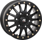 High Lifter HL24 15x7 Black Beadlock Wheel for Can-Am Maverick-R and Polaris 5-Lug Applications
