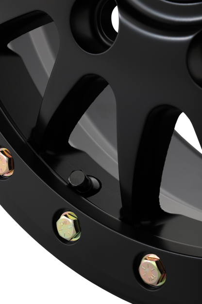 High Lifter HL24 15x7 Black Beadlock Wheel for Can-Am Maverick-R and Polaris 5-Lug Vehicles