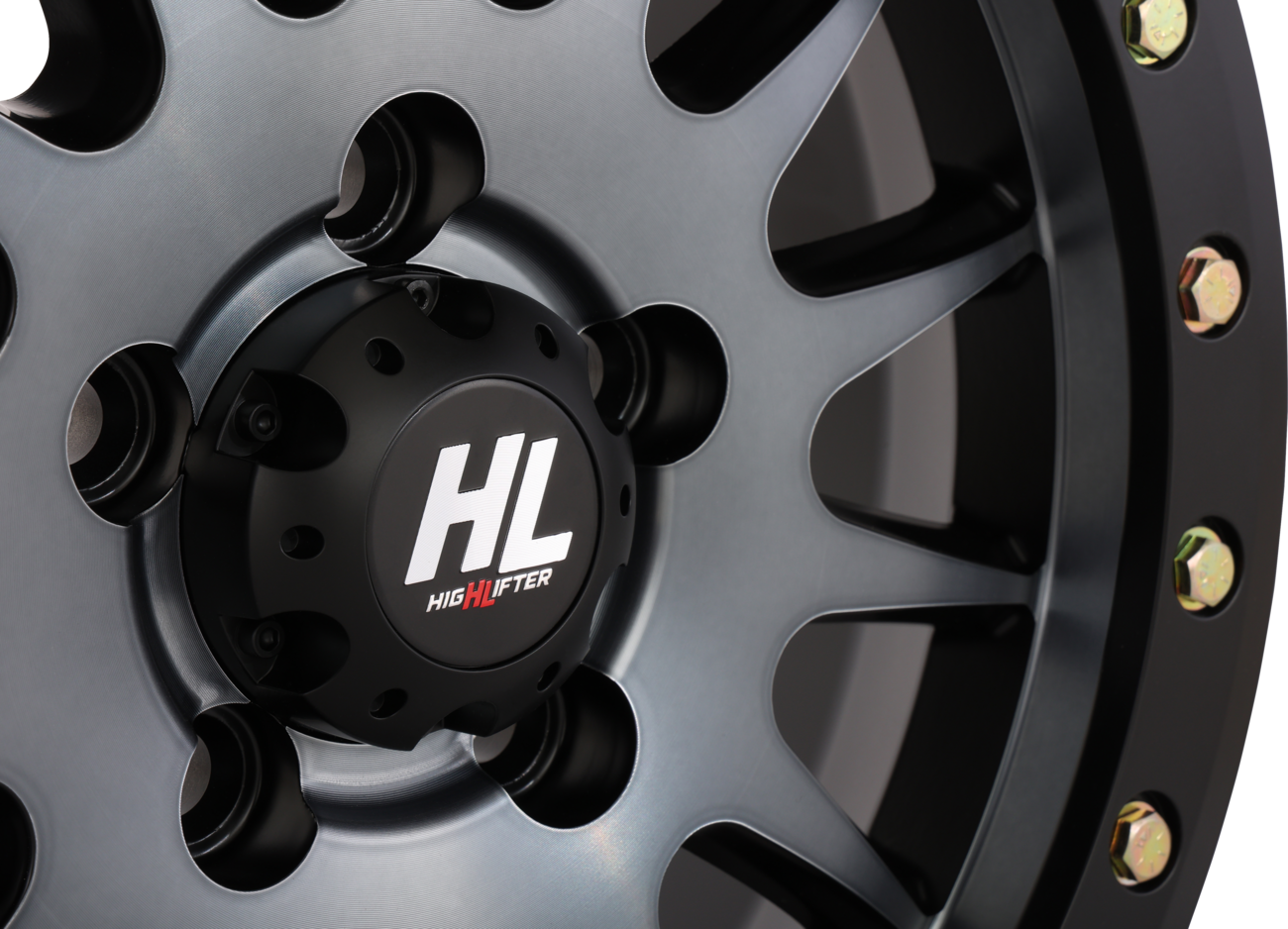 High Lifter HL24 15x7 Beadlock Wheel for Can-Am Maverick R and Polaris 5-Lug Applications