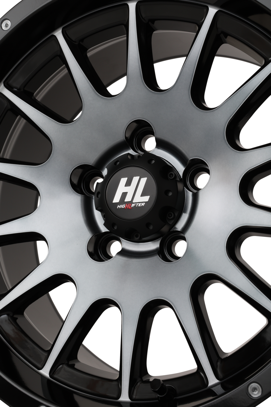 High Lifter HL25 15x7 Dark Tint Gray Wheel with Bolt-In Center Cap