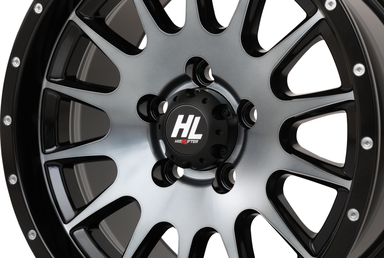 High Lifter HL25 15x7 Dark Tint Gray Wheel for Front and Rear - Part Number 15HL25-1656
