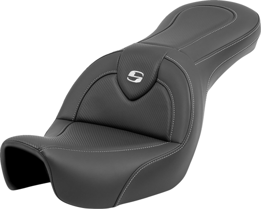 SADDLEMEN Roadsofa™ Seat - Carbon Fiber - without Backrest - FXD '06-'17 806-04-185