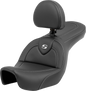 SADDLEMEN Roadsofa™ Seat - Carbon Fiber - with Backrest - FXD '06-'17 806-04-185BR