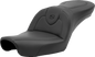 SADDLEMEN Roadsofa™ Seat - without Backrest - Black/Black Stitching - FXD '96-'03 896-04-187