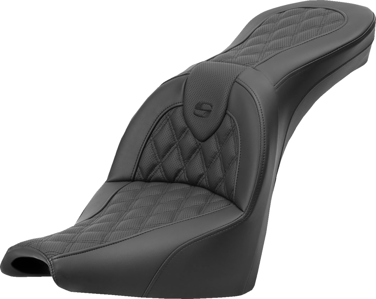 SADDLEMEN Roadsofa™ Seat - Lattice Stitch - without Backrest - FXBB/FXST '18-'24 818-30-182