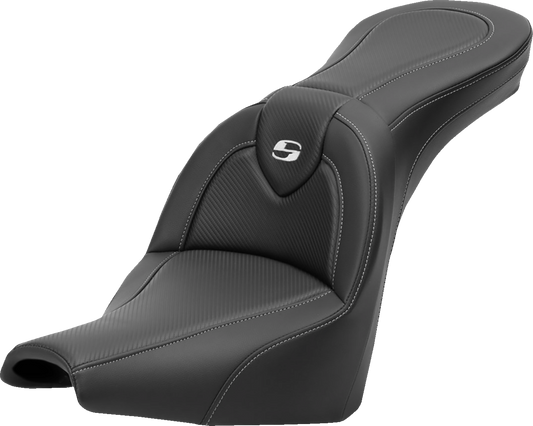 SADDLEMEN Roadsofa™ Seat - Carbon Fiber - without Backrest - FXBB/FXST '18-'25 818-30-185