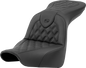 SADDLEMEN Roadsofa™ Seat - Lattice Stitch - without Backrest - FXLR/FLSB '18-'23 818-29-182