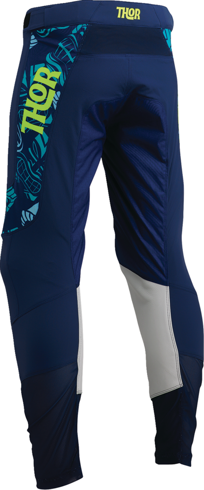 THOR Prime Aloha Pants - Navy/Aqua - US 33 2901-11396