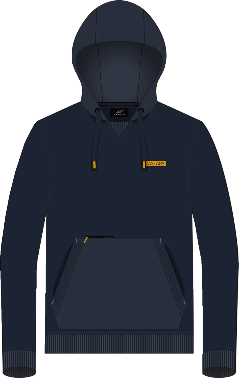 ALPINESTARS Rooted Pullover Hoodie - Dark Navy - Large 1214-51300-701-L