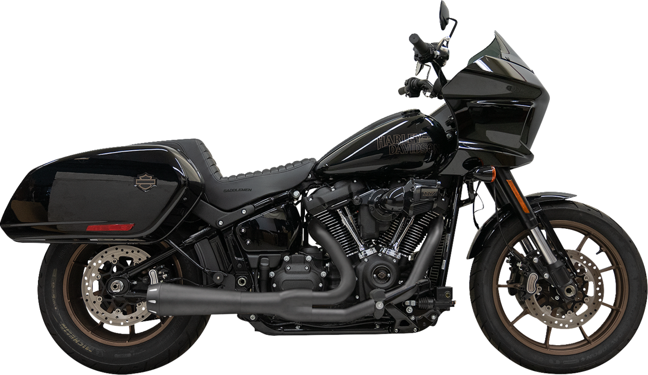BASSANI XHAUST 2-into-1 Road Rage III Exhaust System - 49-State - Black 1S81RBE