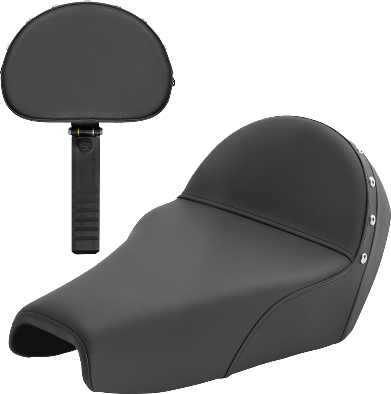 SADDLEMEN Solo Seat - Studded - XL '04-'22 807-11B-0039