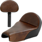 SADDLEMEN Lariat Solo Seat - Distressed Leather - 3.3 Gal Tank - XL '04-'22 807-11B-0041