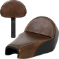 SADDLEMEN Lariat Solo Seat - Distressed Leather - 4.5 Gal Tank - XL '04-'22 807-03B-0041