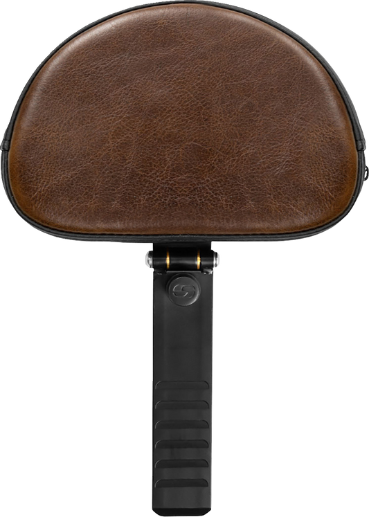 SADDLEMEN Backrest - Lariat - Distresssed Insert - Black Stitching - XL '04-'22 15708B