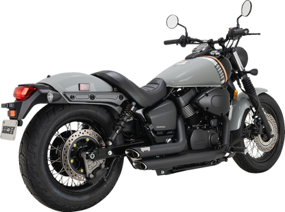 VANCE & HINES Shortshots Staggered Exhaust System - Black 48319