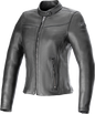 ALPINESTARS Stella Tory Leather Jacket - Black - XL 3113824-1100-XL