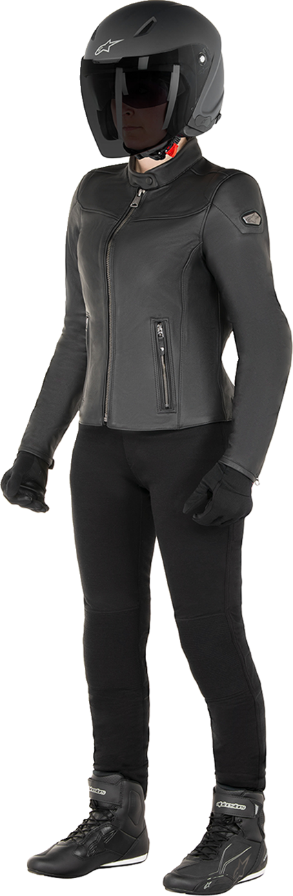 ALPINESTARS Stella Tory Leather Jacket - Black - XL 3113824-1100-XL