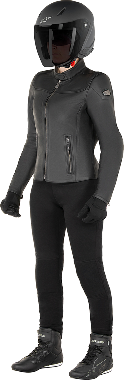 ALPINESTARS Stella Tory Leather Jacket - Black - XL 3113824-1100-XL