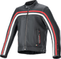 ALPINESTARS Dyno Leather Jacket - Black/Ruby Red/Ecru - 4XL 3103924-1316-4X