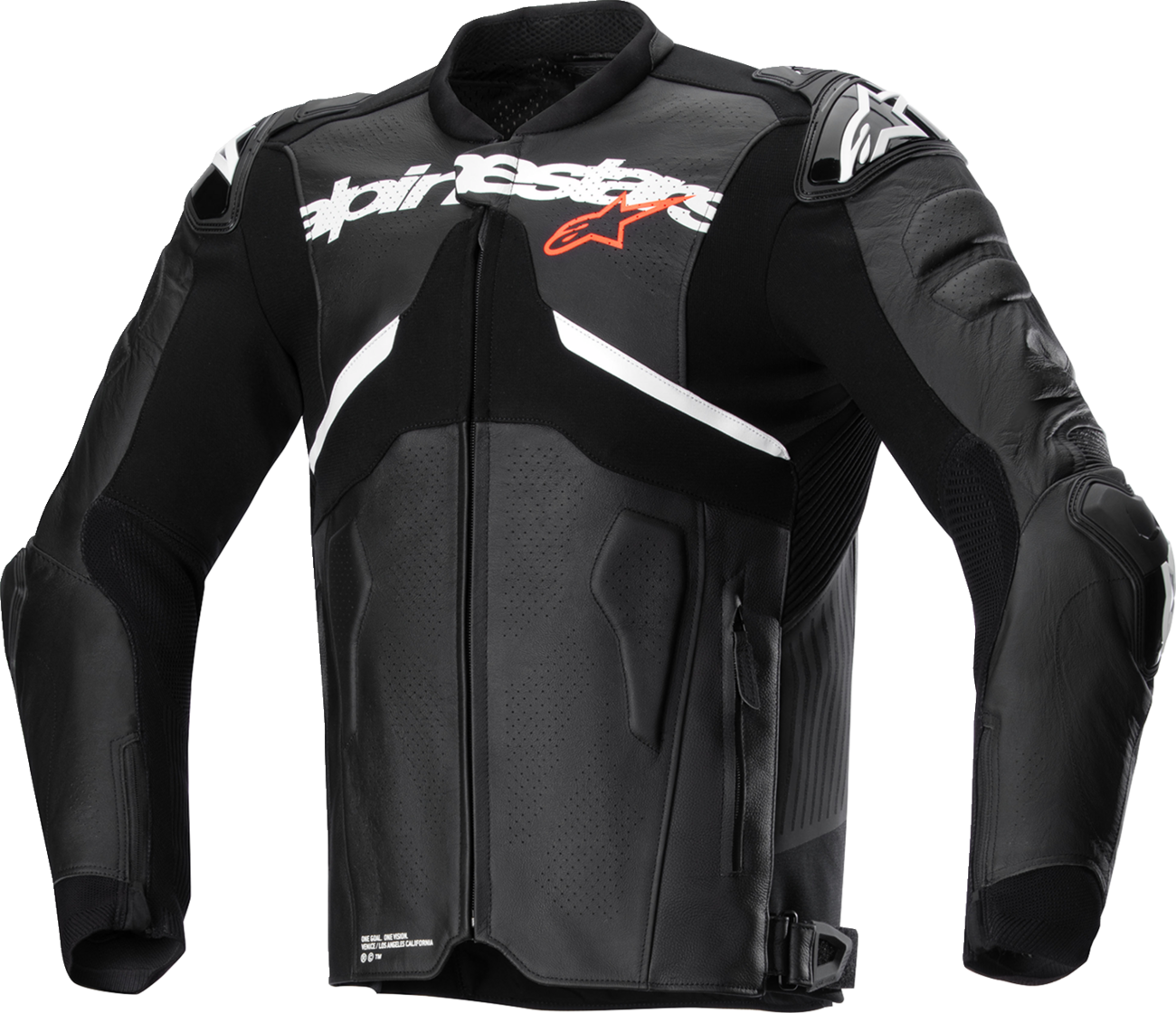 ALPINESTARS Atem v5 Leather Jacket - Black/White - US 40 / EU 50 3106524-12-50
