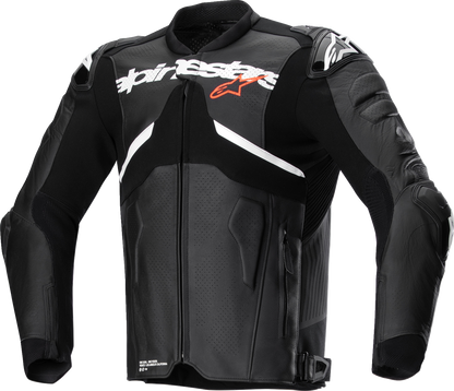 ALPINESTARS Atem v5 Leather Jacket - Black/White - US 40 / EU 50 3106524-12-50