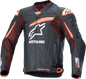 ALPINESTARS GP Plus R v4 Rideknit® Leather Jacket - Black/Red Fluo/White - US 50 / EU 60 3100324-1321-60