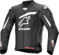 ALPINESTARS GP Plus R v4 Rideknit® Leather Jacket - Black/White - US 46 / EU 56 3100324-12-56