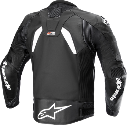 ALPINESTARS GP Plus R v4 Rideknit® Leather Jacket - Black/White - US 46 / EU 56 3100324-12-56