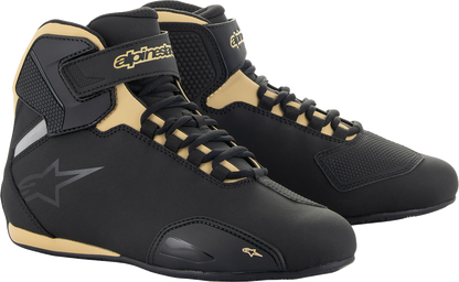 ALPINESTARS Stella Sektor Shoes - Black/Champagne - US 6 / EU 37.5 2515719-1090-6