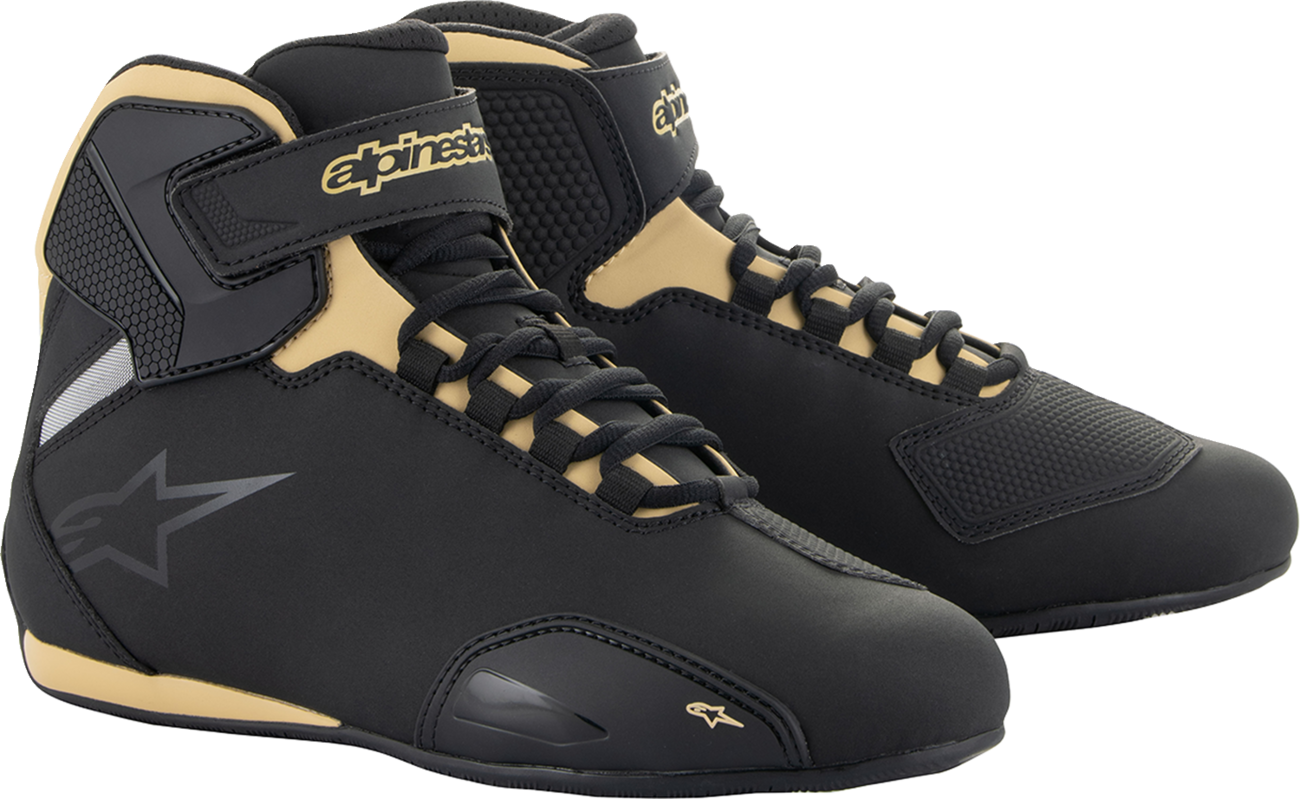ALPINESTARS Stella Sektor Shoes - Black/Champagne - US 7.5 / EU 39 2515719-1090-7.5