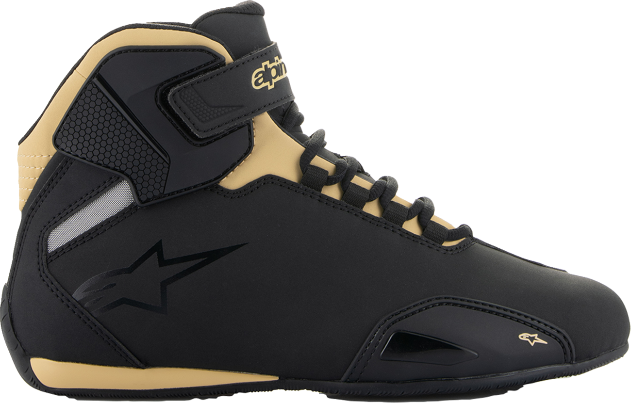 ALPINESTARS Stella Sektor Shoes - Black/Champagne - US 5 / EU 36 2515719-1090-5