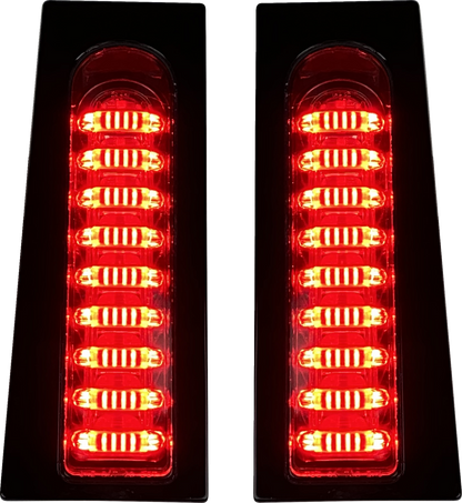 CUSTOM DYNAMICS ProBEAM® Auxiliary Fillerz® - Run/Brake/Turn - Smoke Lens - Gloss Black PB-FILL-23-SB